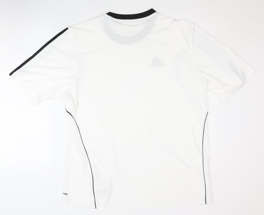 Adidas Men's White XL Sports Jersey T-Shirt