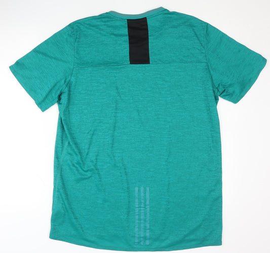 Adidas Men's Blue Running T-Shirt, Size XL, Quick Dry