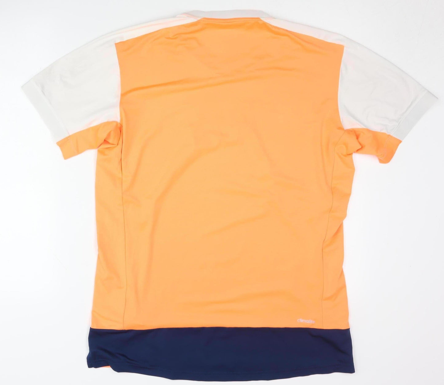 Adidas Men's Orange Gym T-Shirt, Size M, Moisture Wick