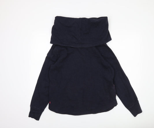 Joules Women's Navy Pullover Hoodie Size 12