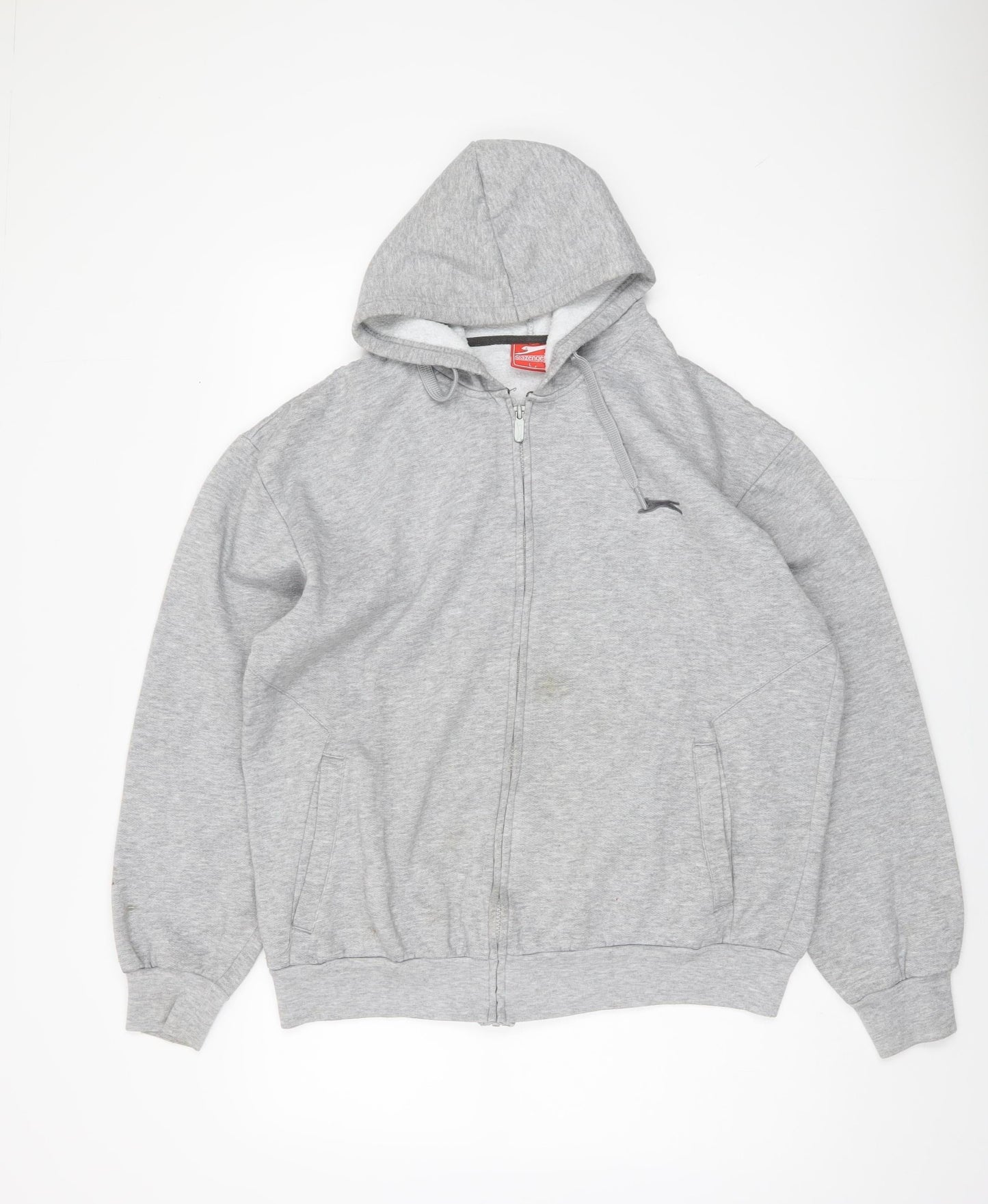 Slazenger Men's Grey Full Zip Hoodie L