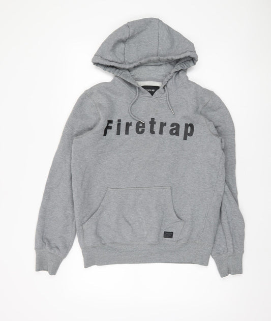 Firetrap Men's Grey Medium Pullover Hoodie