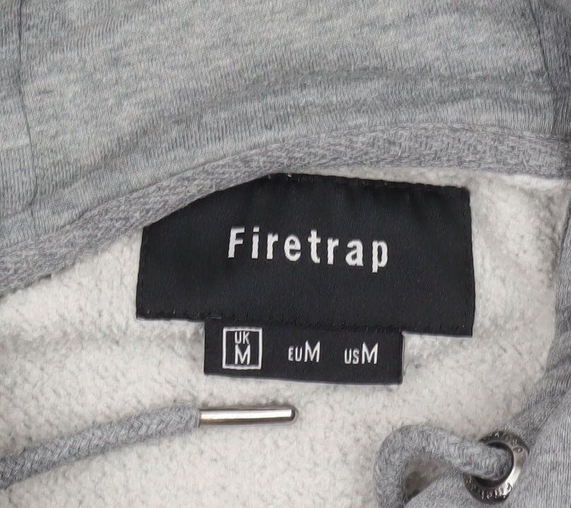 Firetrap Men's Grey Medium Pullover Hoodie