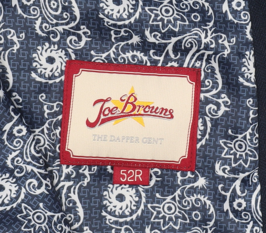 Joe Browns Men's Blue Waistcoat 52R - Stylish Paisley