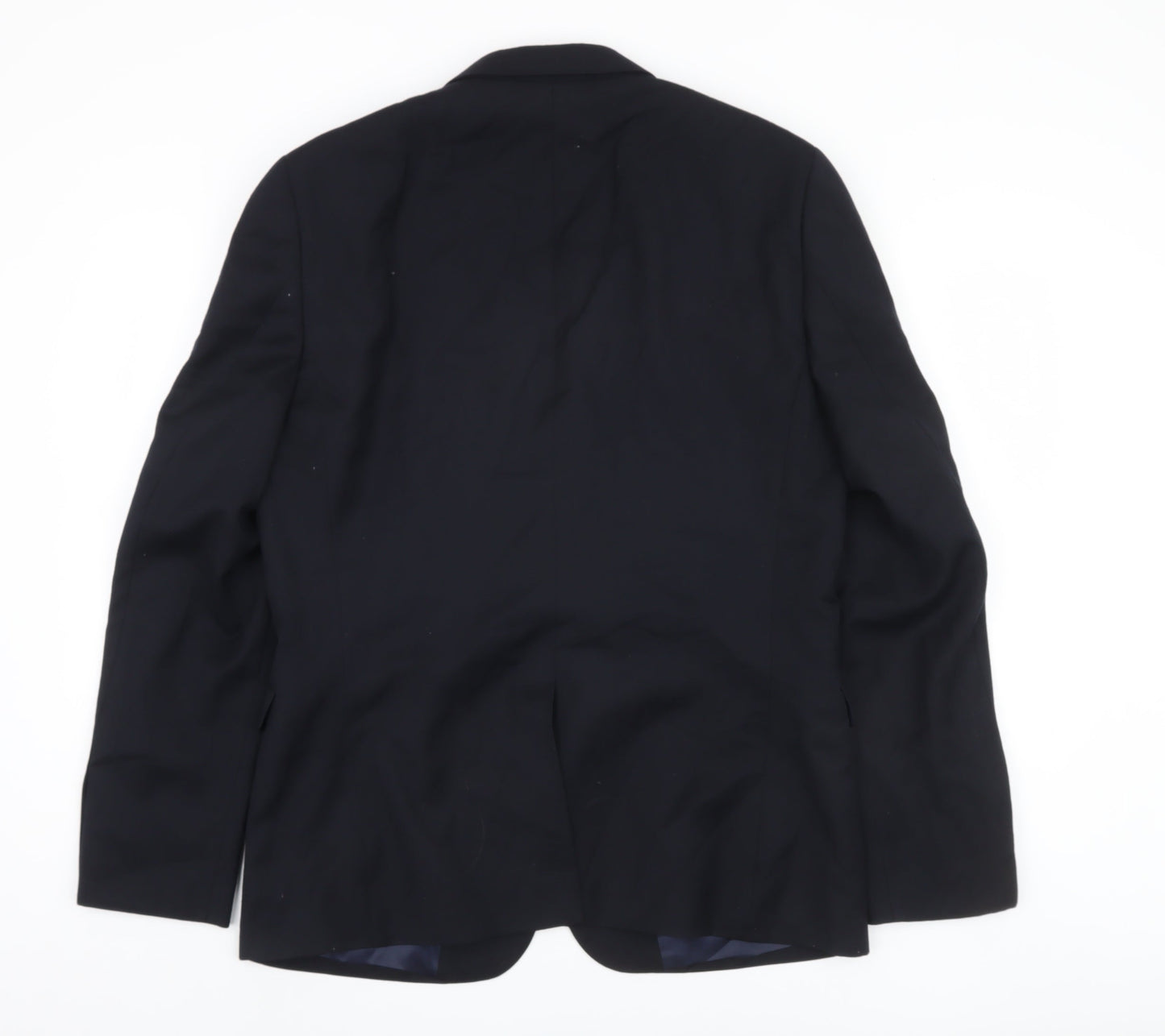 DKNY Men's Dark Blue Blazer 42R Single-Breasted Jacket