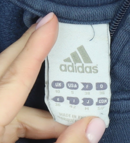 Adidas Women's Blue 10 Basic Jacket - Casual Sportswear