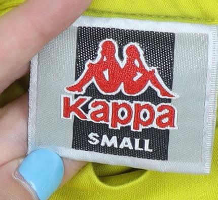 Kappa Men's Yellow Crew Neck T-Shirt, Size S