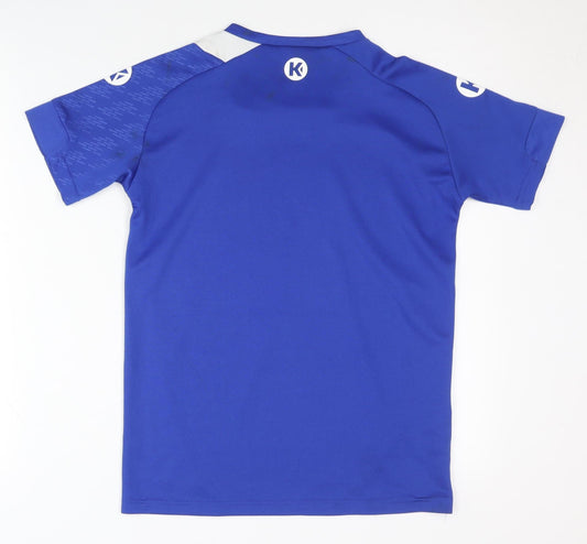 Kempa Boys Blue Athletic Gym T-Shirt 13-14 Years - Moisture Wicking