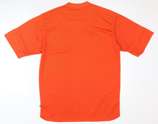 adidas Men's Orange T-Shirt M Pullover for Gym