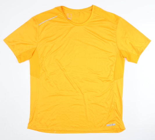 Decathlon Men's Orange XL Athletic T-Shirt