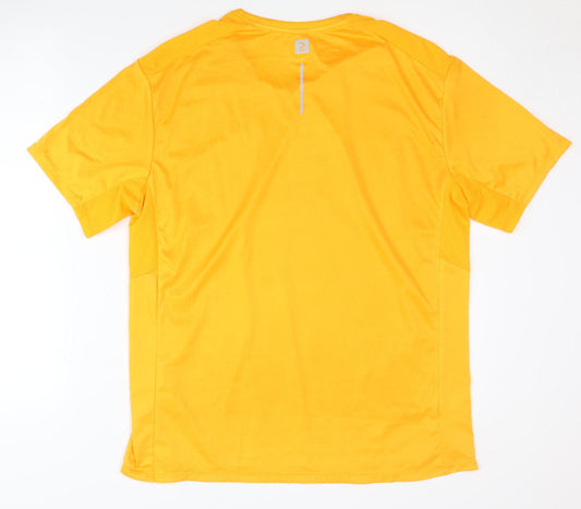 Decathlon Men's Orange XL Athletic T-Shirt