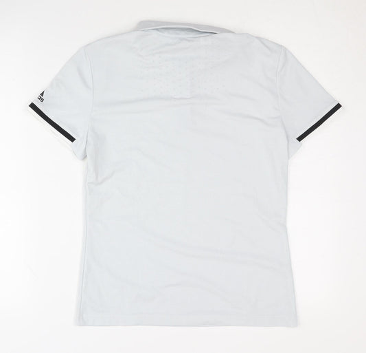 Adidas Women's White Polo Shirt Size 12-14