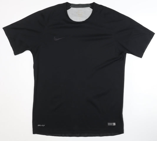 Nike Men's Black Dri-FIT Short Sleeve Athletic T-Shirt