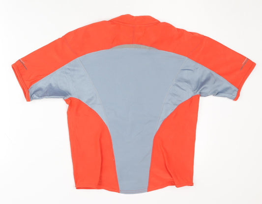 Nike Unisex Orange Jersey Activewear Top Size 14