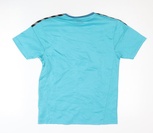 Hummel Boys Blue T-Shirt, Size 12 Years, Breathable Activewear