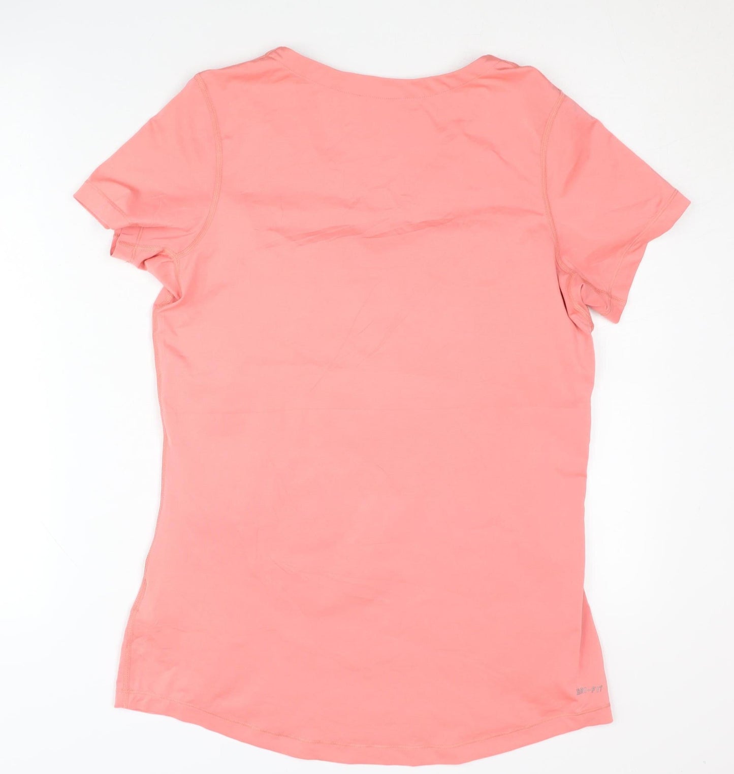 Nike Women's Pink XL V-Neck Athletic T-Shirt