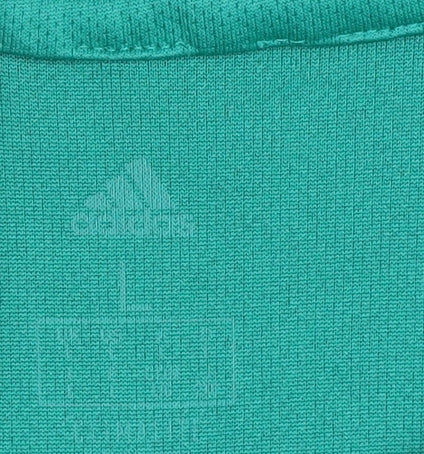 Adidas Men's Green Athletic T-Shirt - L, Football Jersey