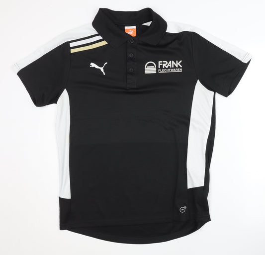 Puma Men's Black Polo Shirt M Gym & Training Sport