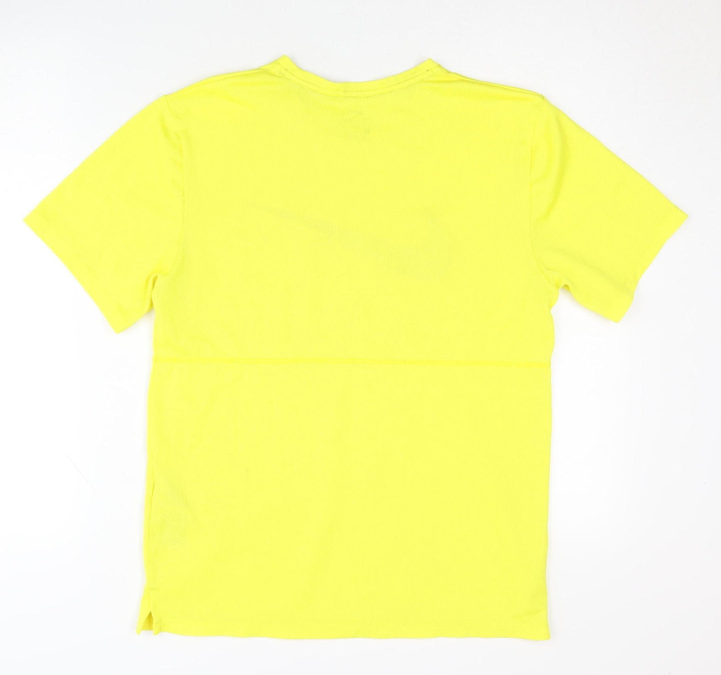 Nike Men's Yellow Dri-FIT Running T-Shirt Size S Sports