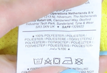 Nike Men's Yellow Dri-FIT Running T-Shirt Size S Sports