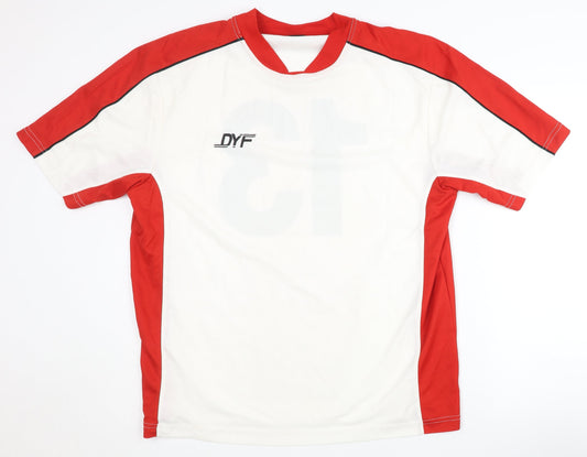 Do You Football Men's XL White Sports Jersey