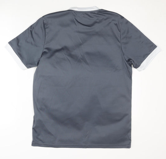 Erima Men's Grey Football Jersey T-Shirt M