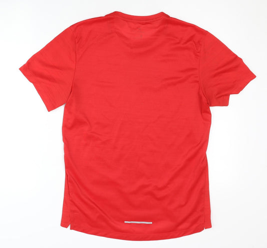 Nike Men’s Red Running T-Shirt Reflective S