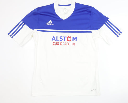 Adidas Men's White M Football Jersey T-Shirt