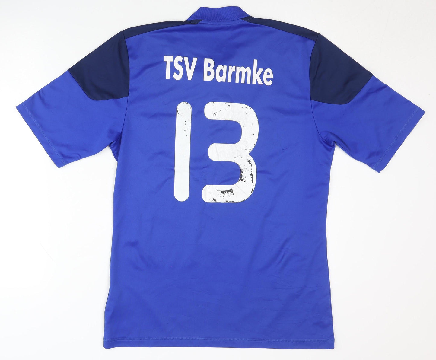 Adidas Men's Blue Football T-Shirt, M, Quick Dry