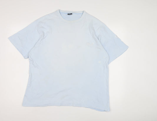 Jack Wolfskin Men's Blue 2XL Crew Neck T-Shirt