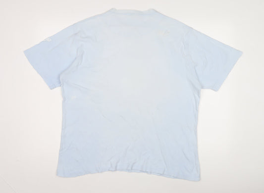 Jack Wolfskin Men's Blue 2XL Crew Neck T-Shirt