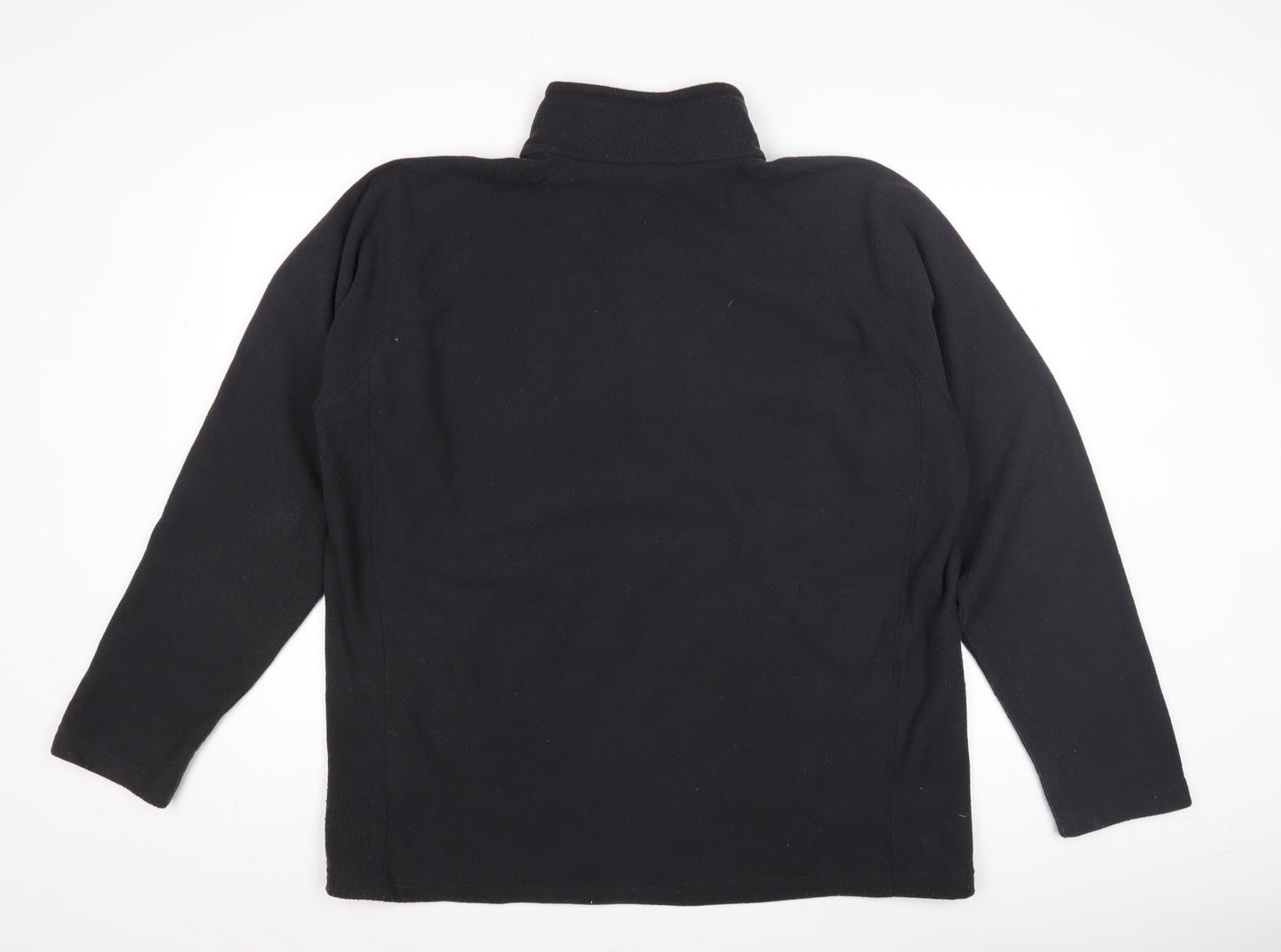 Regatta Men's Black 2XL Fleece 1/4 Zip Sweatshirt