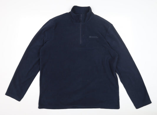 Mountain Warehouse Men's Blue Fleece Pullover L