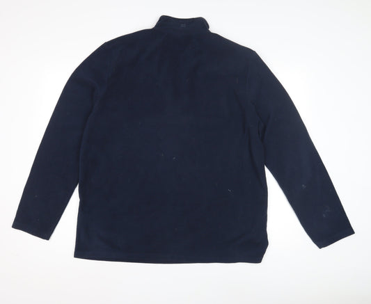 Mountain Warehouse Men's Blue Fleece Pullover L