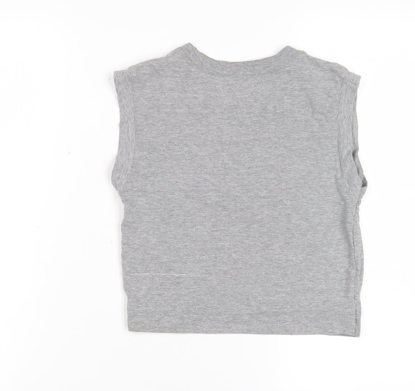 Nike Unisex Grey Sports T-Shirt, S, Crew Neck, Casual