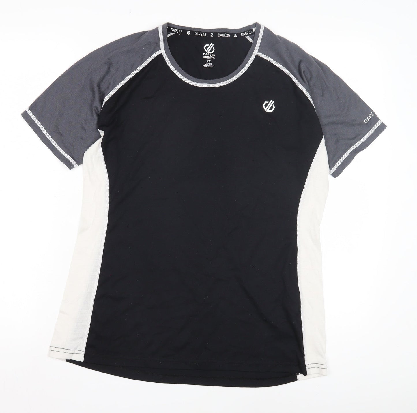 Dare 2B Women's Black Gym T-Shirt, Size M