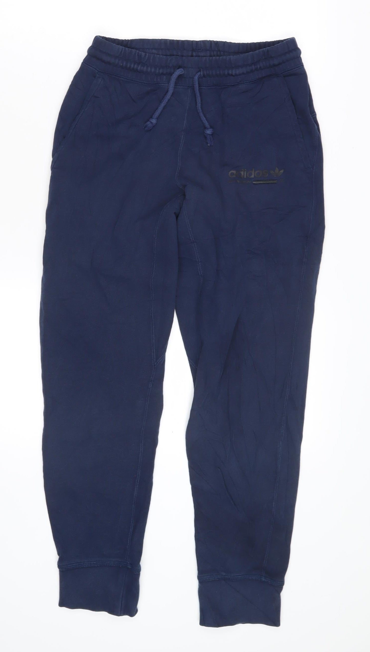 Adidas Men's Blue Jogger Trousers - Size S