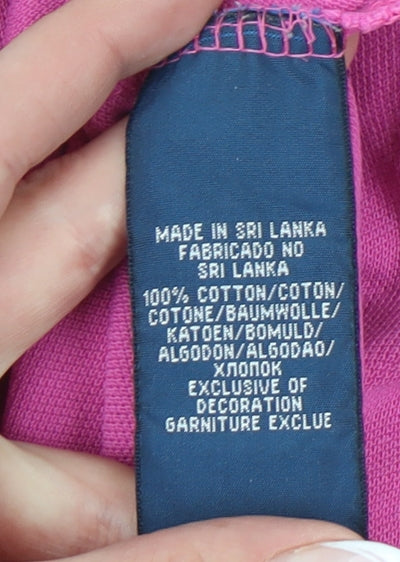 Ralph Lauren Women's Pink Polo Shirt Size S