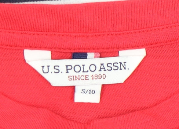 U.S. Polo Assn. Women's Striped T-Shirt, Size 10, New