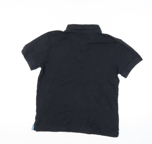 Crew Clothing Men’s Black Slim Fit Polo Shirt - Small