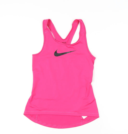 Nike Women's Pink Racerback Sports Tank Top