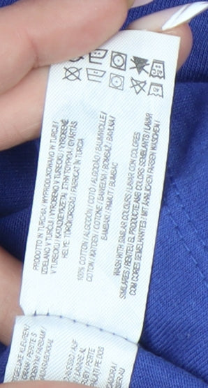 The Simpsons Blue Long Sleeve T-Shirt, Size S