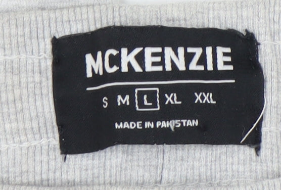 McKenzie Men's Grey Jogger Trousers - Size L