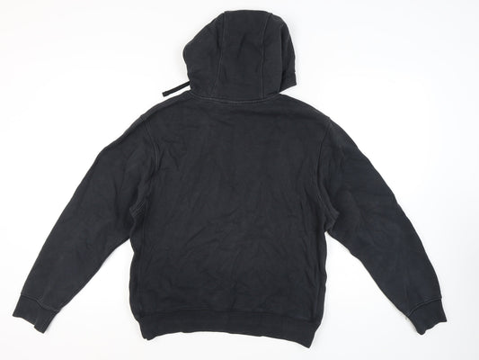 Nike Men's Black Pullover Hoodie, Size S