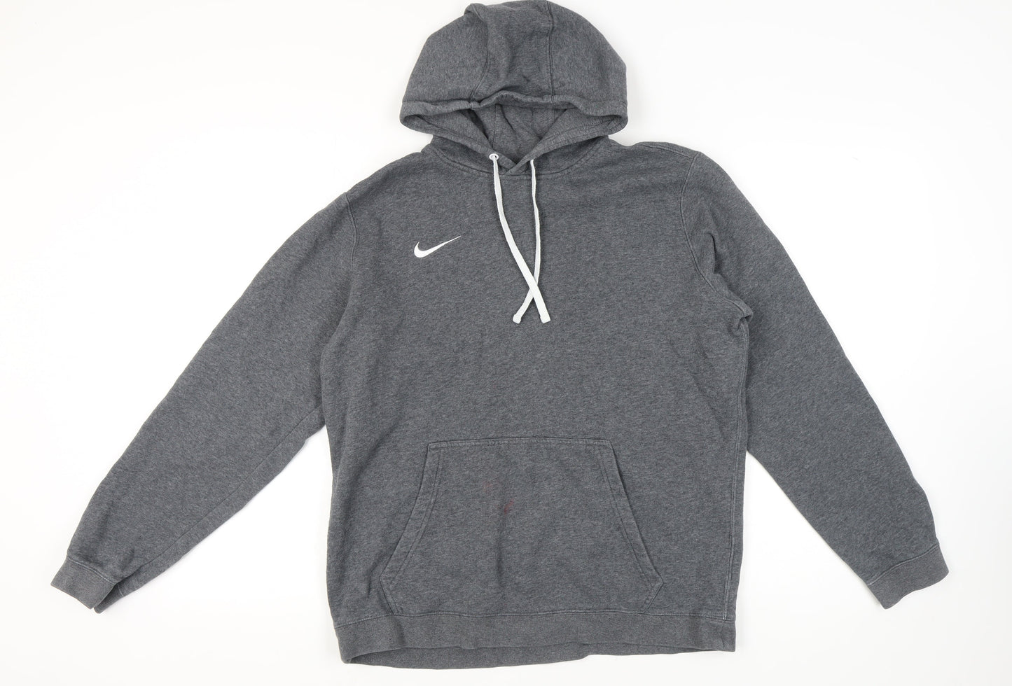 Nike Men's Grey Pullover Hoodie L Hooded