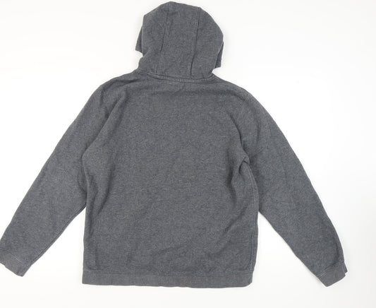 Nike Men's Grey Pullover Hoodie L Hooded