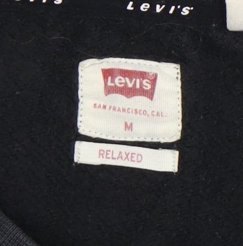 Levi's Black Relaxed Sweatshirt M Unisex Adults Pullover