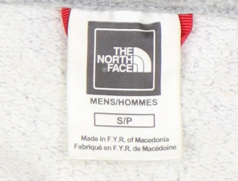 The North Face Men's Grey Full Zip Hoodie - Size S