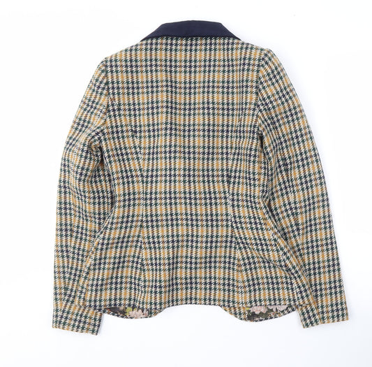 Joe Browns Women's Multicoloured Check Blazer Size 8