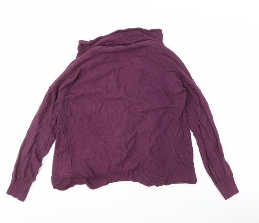 Fat Face Women's Purple Open Front Cardigan Size 16